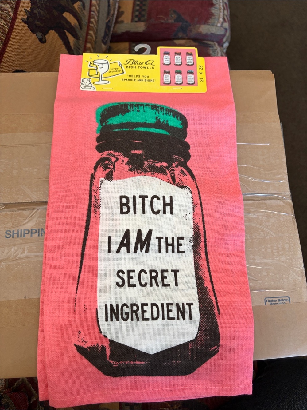 I am the Secret Ingredient Kitchen Oven Mitt New by Blue Q
